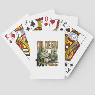 Jeu De Cartes Oh Cerf 100 Jours D'École Célébration de Chasse au