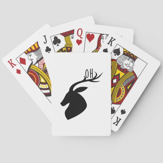 Jeu De Cartes Oh Cerf Pun Créatif Style (dos)
