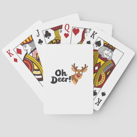 Jeu De Cartes Oh Cerf Style Moderne (dos)