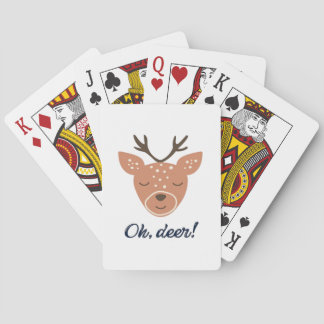 Jeu De Cartes Oh Deer Deer Love Save The Deer Creative Design