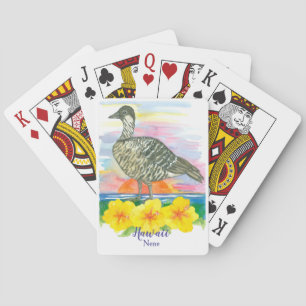 Jeu De Cartes Oie d'Hawaï Nene Oiseau d'État Hawaii