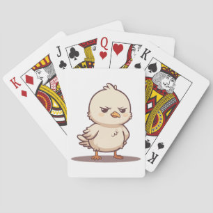 Jeu De Cartes Oiseau Bébé Grincheux Drôle Kawaii Dessin Animé