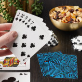 Jeu De Cartes Oiseau Bleu Indien Kuna (In Situ)