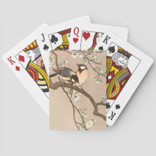 Jeu De Cartes Oiseau chevalier asiatique japonais