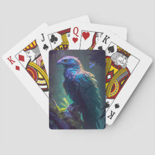 Jeu De Cartes Oiseau d'aigle Portrait animal Peinture Faune