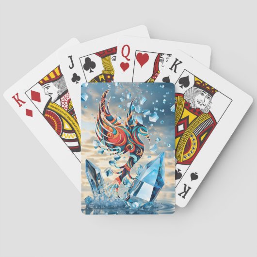 Jeu De Cartes Oiseau de glace (dos)