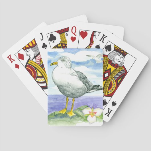 Jeu De Cartes Oiseau de la sauvagine Sego Lily (dos)