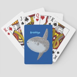 Jeu De Cartes Oiseau de mer mola mola mignonne caricature