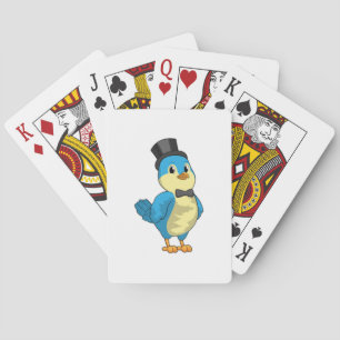 Jeu De Cartes Oiseau en marié avec ruban