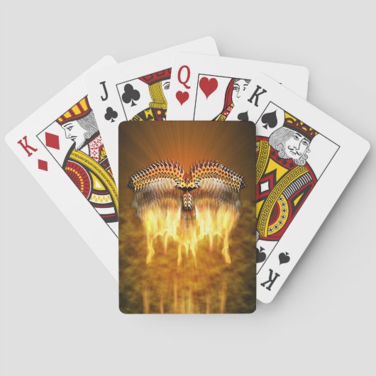 Jeu De Cartes Oiseau en vol (dos)