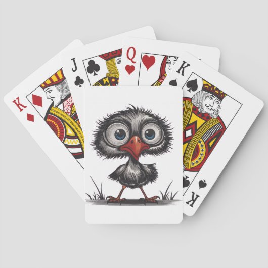 Jeu De Cartes Oiseau fantaisiste (dos)