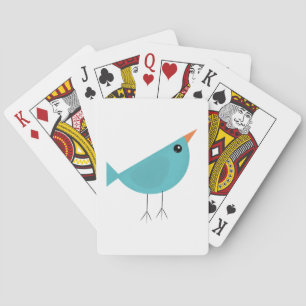 Jeu De Cartes Oiseau fantaisiste adorable, art de la nature