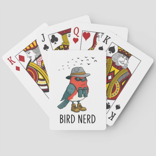 Jeu De Cartes Oiseau Nerd drôle Oiseau observer Oiseau Oiseau Am (dos)