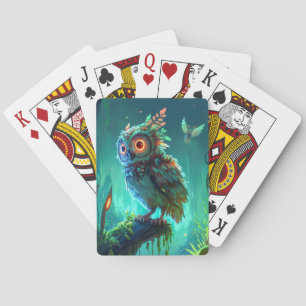 Jeu De Cartes Oiseau Oiseau Animal Portrait Peinture Faune Extér