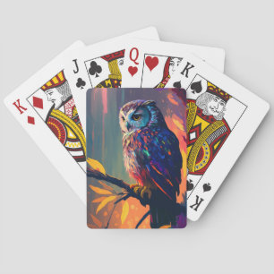 Jeu De Cartes Oiseau Oiseau Animal Portrait Peinture Faune Extér