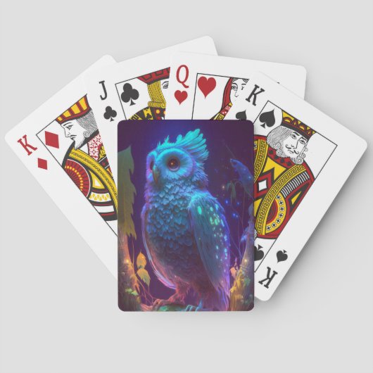 Jeu De Cartes Oiseau Oiseau Animal Portrait Peinture Faune Extér (dos)