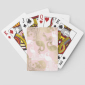 Jeu De Cartes Oiseau royal rose (dos)