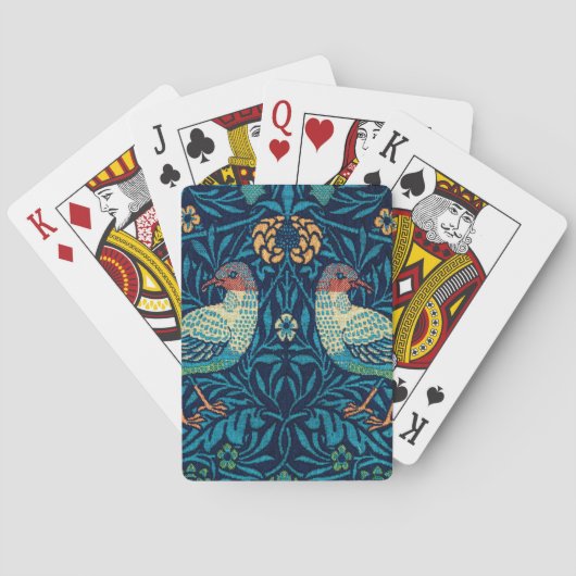 Jeu De Cartes Oiseaux de William Morris (dos)