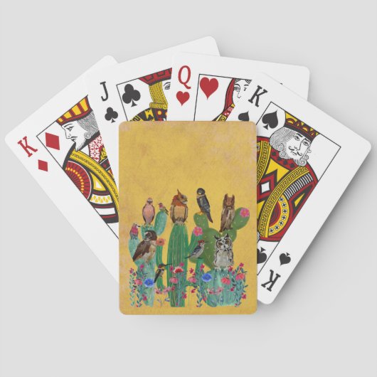 JEU DE CARTES OISEAUX DU DÉSERT (dos)
