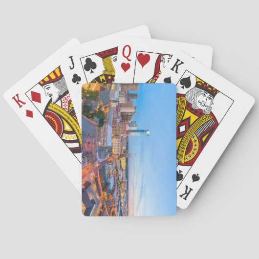 Jeu De Cartes Oklahoma City, Oklahoma Downtown Skyline (dos)