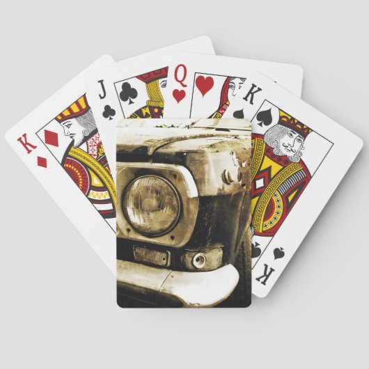 Jeu De Cartes Old Classic Car Headlight #2 (dos)