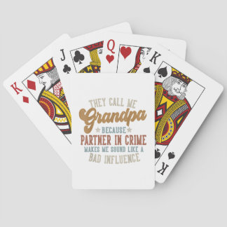 Jeu De Cartes On m'appelle Grandpa drôle de fête des pères Grand
