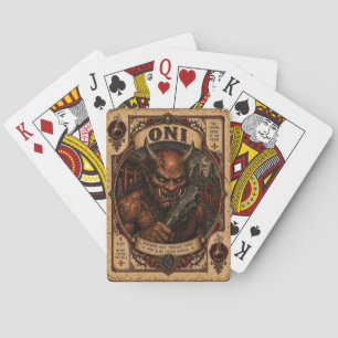 Jeu De Cartes Oni, monstres de cirque vintage