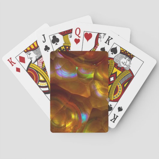 Jeu De Cartes Opéra d'incendie orange d'Iridescente (dos)