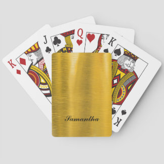 Jeu De Cartes Or classique personnalisé