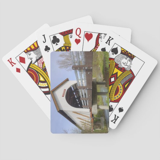 Jeu De Cartes OR, comté de Jackson, pont couvert de McKee (dos)