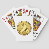 Jeu De Cartes Or de bras de fer (dos)