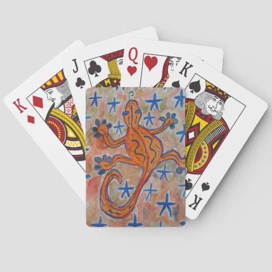 Jeu De Cartes Orange Gecko (dos)
