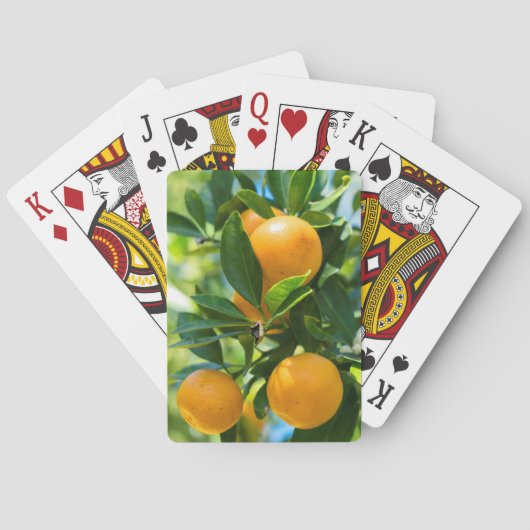 Jeu De Cartes Oranger en fruits (dos)