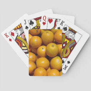 Jeu De Cartes Oranges fruits Floride marché orange