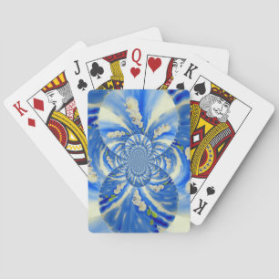 Jeu De Cartes Orchidée aquarelle peinture, Nuages Mandala