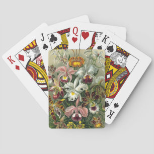 Jeu De Cartes Orchidées d'Ernst Haeckel, fleurs vintage de la fo