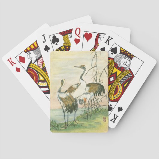 Jeu De Cartes Oriental Cranes by the Water (dos)