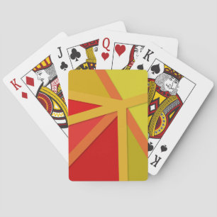 Jeu De Cartes Origami déformé