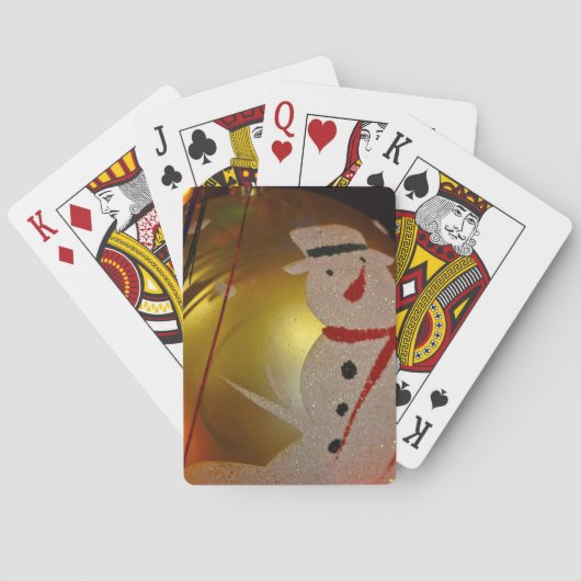 Jeu De Cartes Ornement de neige givrée (dos)