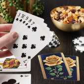 Jeu De Cartes Ornement Rose Dorée Artwork (In Situ)
