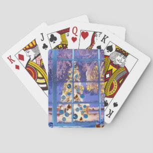 Jeu De Cartes Ornements de fête de Noël