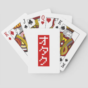 Jeu De Cartes OTAKU 8 Bits Pixel Katakana Japonais BLOCK Vertica