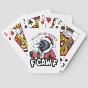 Jeu De Cartes Oui, j'ai été vilain F-Caw-F drôle de Noël