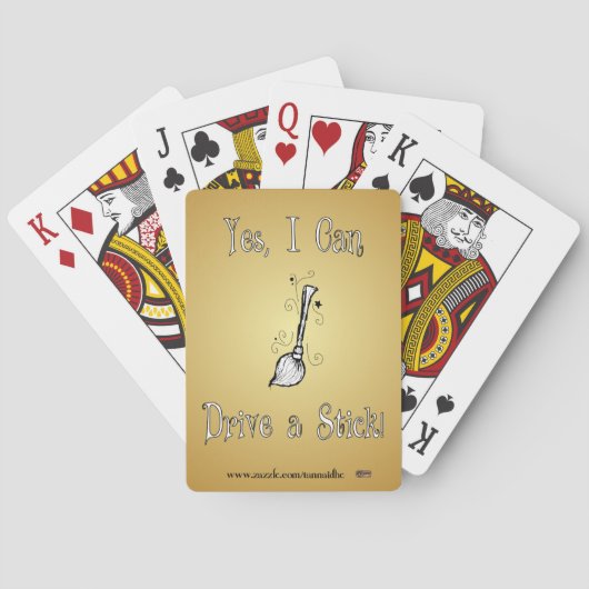 Jeu De Cartes Oui, je peux conduire un bâton ! (dos)