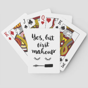 Jeu De Cartes Oui mais premier maquillage