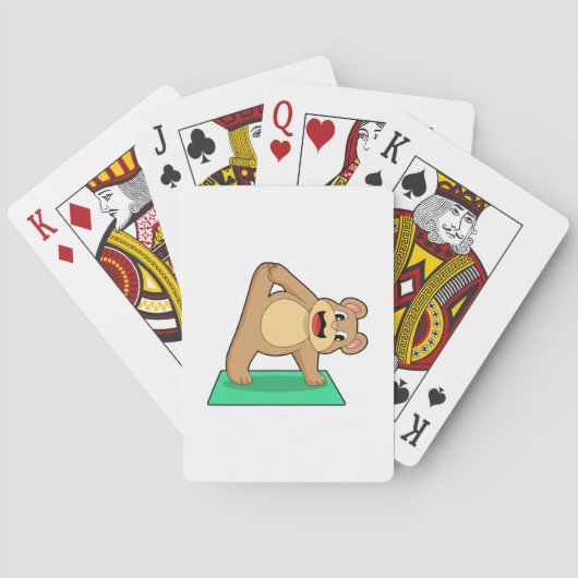 Jeu De Cartes Ours au Yoga Fitness (dos)