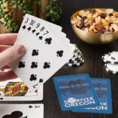Jeu De Cartes Ours dans le clair de lune - rivière de Sun, (In Situ)