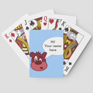 Jeu De Cartes Ours de caricature
