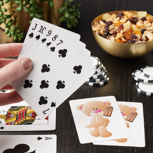 Jeu De Cartes Ours En Teddy Avec Bloc De Glace