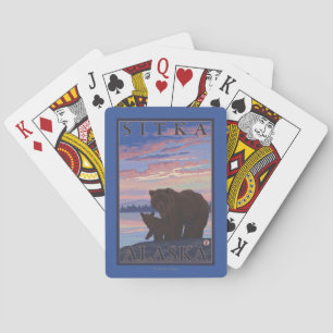 Jeu De Cartes Ours et CUB - Sitka, Alaska